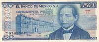 Mexiko 50 Pesos Banknote -