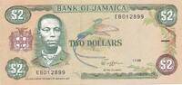 Jamaika 2 Dollars Banknote -