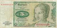 Deutschland BRD 5 Deutsche Mark DM B/W -