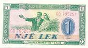 Albanien 1 Lek Banknote -