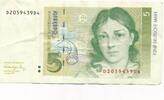 Deutschland BRD 5 Deutsche Mark DM D/D -