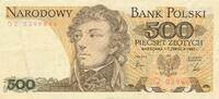 Polen 500 Zlotych Banknote -