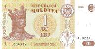 Moldawien 1 Leu Banknote -