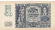 Generalgouv. Polen 20 Zlotych Banknote -