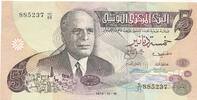 Tunesien 5 Dinars Geldschein -