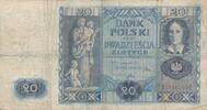 Polen 20 Złotych Zloty Banknote -