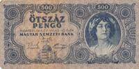 Ungarn 500 Pengö Banknote -