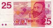 Niederlande 25 Gulden Banknote -