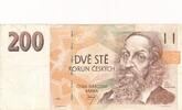 Tschechien 200 Korun Banknote -
