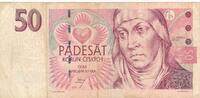 Tschechien 50 Korun Banknote -