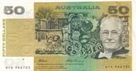Australien $ 50 Dollars Banknote, Fraser Evans -