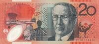 Australien $ 20 Dollars Banknote, Polymer -