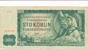 Tschechoslowakei 100 Korun Banknote -