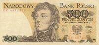 Polen 500 Zlotych Banknote -