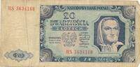 Polen 20 Zlotych Zloty Banknote -