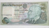 Portugal 20 Escudos Banknote -