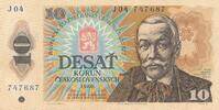Tschechoslowakei 10 Korun Banknote -
