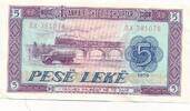 Albanien 5 Leke Banknote -