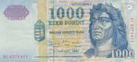 Ungarn 1000 Forint Banknote -