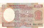 Indien 2 Rupien Banknote -