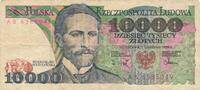 Polen 10.000 Zlotych Banknote -