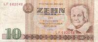 Deutschland DDR 10 Mark 1971 Banknote III 5,00 EUR  plus 6,00 EUR verzending