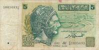 Tunesien 5 Dinars Banknote -