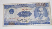 Vietnam 5000 Dong Banknote -