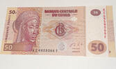 Kongo 50 Francs Banknote -