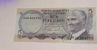 Türkei 5 Lira Banknote -