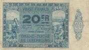 Luxembourg/Luxembourg 20 Franken Banknote -