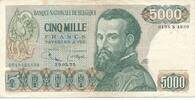Belgien 5000 Francs Banknote -
