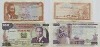 Kenia 5, 100 Shillings Banknote 2 Stück -