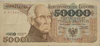 Polen 50000 Zloty Banknote -