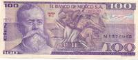Mexico 100 Pesos Geldschein Banknote -