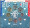 Frankreich Kursmünzensatz 1 Cent - 2 Euro in orig.Verpackung Monnaie de Paris, orig.Blister -