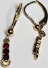  Granatschmuck H&auml;ngende Ohrringe mit Granat Amerik Double getragen und b... 25,00 EUR  Excl. 6,00 EUR Verzending