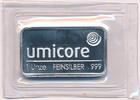  999er Silber Barren 1 Unze Silberbarren Umicore. unc, in Folie eingesch... 89,00 EUR  Excl. 6,00 EUR Verzending