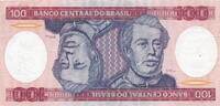 Brasilien 100 Cruzeiros 1981-1984 Banknote III 3,50 EUR  Excl. 6,00 EUR Verzending