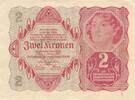 &Ouml;sterreich 2 Kronen 1922 Banknote II 2,00 EUR  Excl. 6,00 EUR Verzending