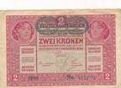 &Ouml;sterreich 2 Kronen 1917 Banknote III- 5,00 EUR  Excl. 6,00 EUR Verzending
