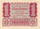 &Ouml;sterreich 1 Krone 1922 Banknote II 2,00 EUR  Excl. 6,00 EUR Verzending