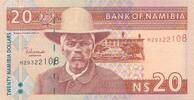 Namibia 20 Dollars 2002 Banknote unc 7,50 EUR  Excl. 6,00 EUR Verzending