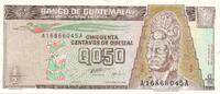 Guatemala 1/2 Quetzal 1995 Banknote unc 5,50 EUR  Excl. 6,00 EUR Verzending