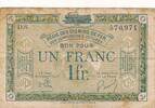 Frankreich, Weimarer Republik, Besetztes Rheinland 1 Franc 1923 Banknote... 6,00 EUR  Excl. 6,00 EUR Verzending
