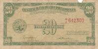 Philippinen 20 Centavos ubekant Banknote IV 12,95 EUR  Excl. 6,00 EUR Verzending