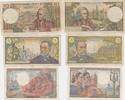 Frankeich 3 versch.Banknoten 5-10-20 Francs 1942,1968,1970 -