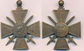 Frankreich  Medaille Kreuz mit Schwerter 1914/1917 ohne Band  20,00 EUR  plus 6,00 EUR verzending