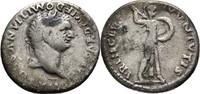 Römische Kaiserzeit Denar Domitianus Denarius Minerva Shield Spear Domitian -