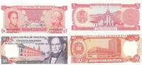 Venezuela 5 und 50 Bolivares Geldschein Banknote 2 Stück Lot -
